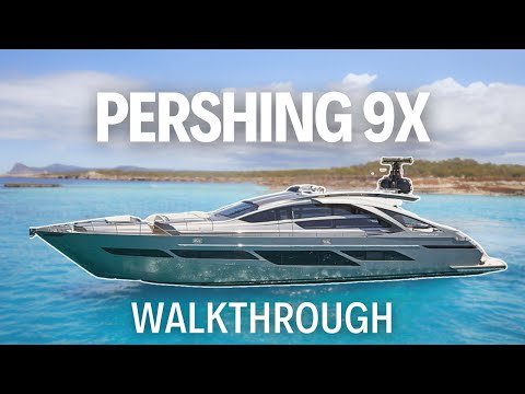 pershing 9x yacht walkthrough