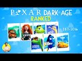 PIXAR Dark Age (2011 - 2017) - All 7 Movies Ranked Worst to Best