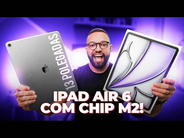 COMPREI o novo iPad Air de 13 Polegadas com CHIP M2! Unboxing e