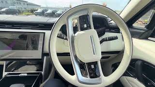 Range Rover park assist and head up display