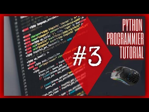 Python tutorial #3 einfach |benutzer input & if abfragen - YouTube