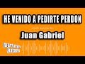 Juan Gabriel - He Venido A Pedirte Perdon (Versión Karaoke)