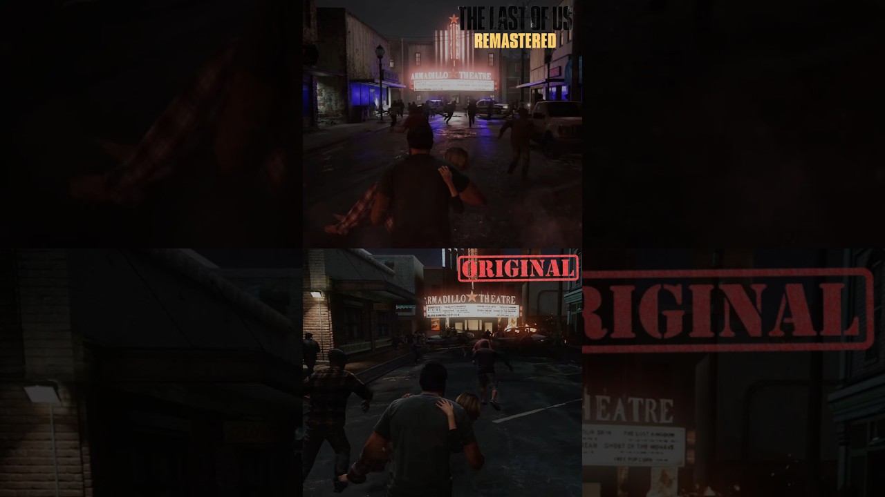 last of us remake vs original 😲
