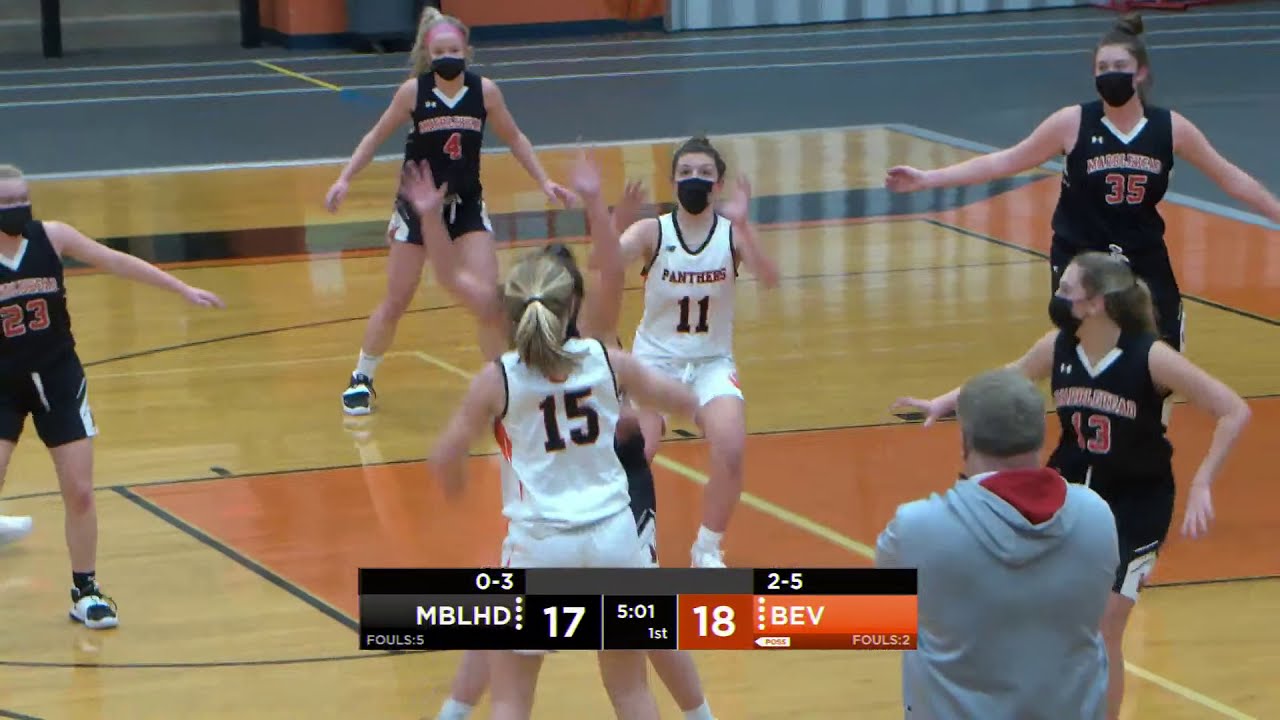 Marblehead vs Beverly High School Girls Basketball 2/5/21