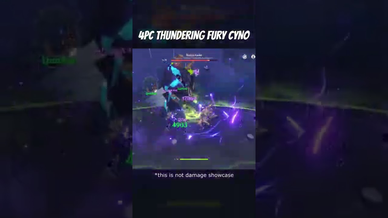 Cyno 4pc Thundering Fury Gameplay Experience