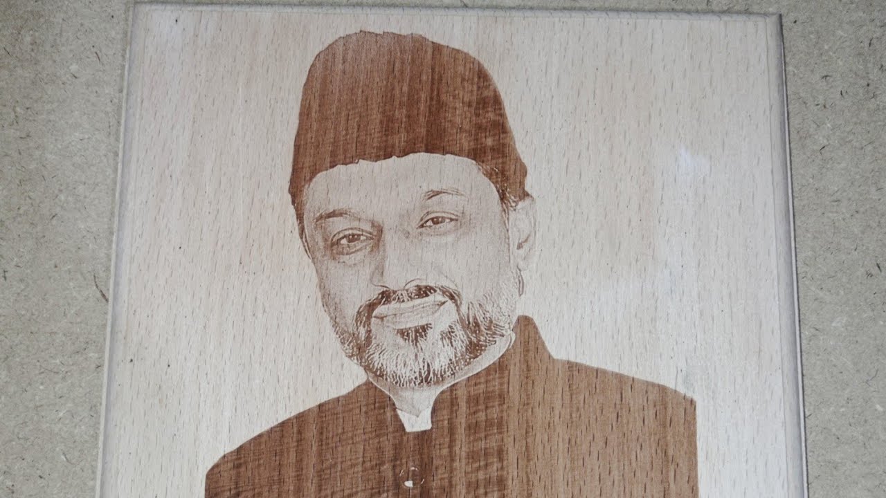 Wooden Photo Frame Personalised Laser Engraving shorts real 