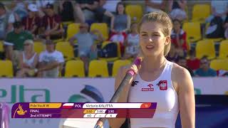 Women's pole vault European athletics u19 Championships 2018 Gyor