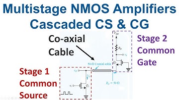 lec30c NMOS Multistage Amplifiers - Cascaded Common Source and Common Gate Amplifier Circuit