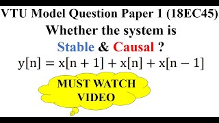 Q4.a. Whether the system is Stable & Causal?