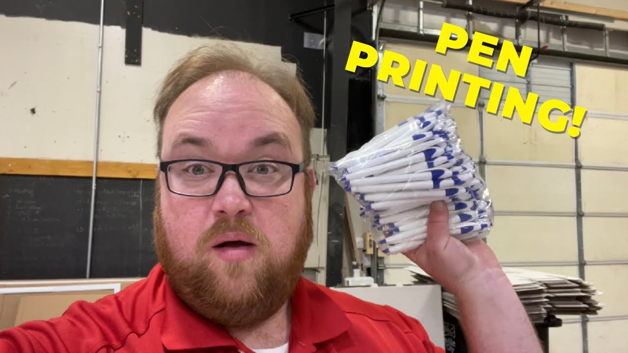 Printing on pens with the Canon Arizona 135 GT