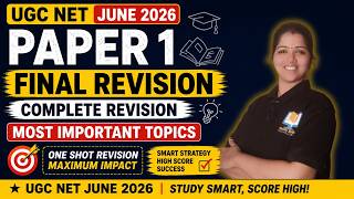 🔥 UGC NET Paper 1 Complete Revision 2026 | Most Important Topics Before Exam | Target JRF