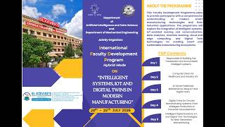 INTERNATIONAL FACULTY DEVELOPMENT PROGRAM