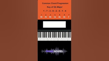 Common Chord Progression: 1- 7 - 3 - 6 - 2 - 5 - 1 - 4 in the Key of Gb Major *altered*