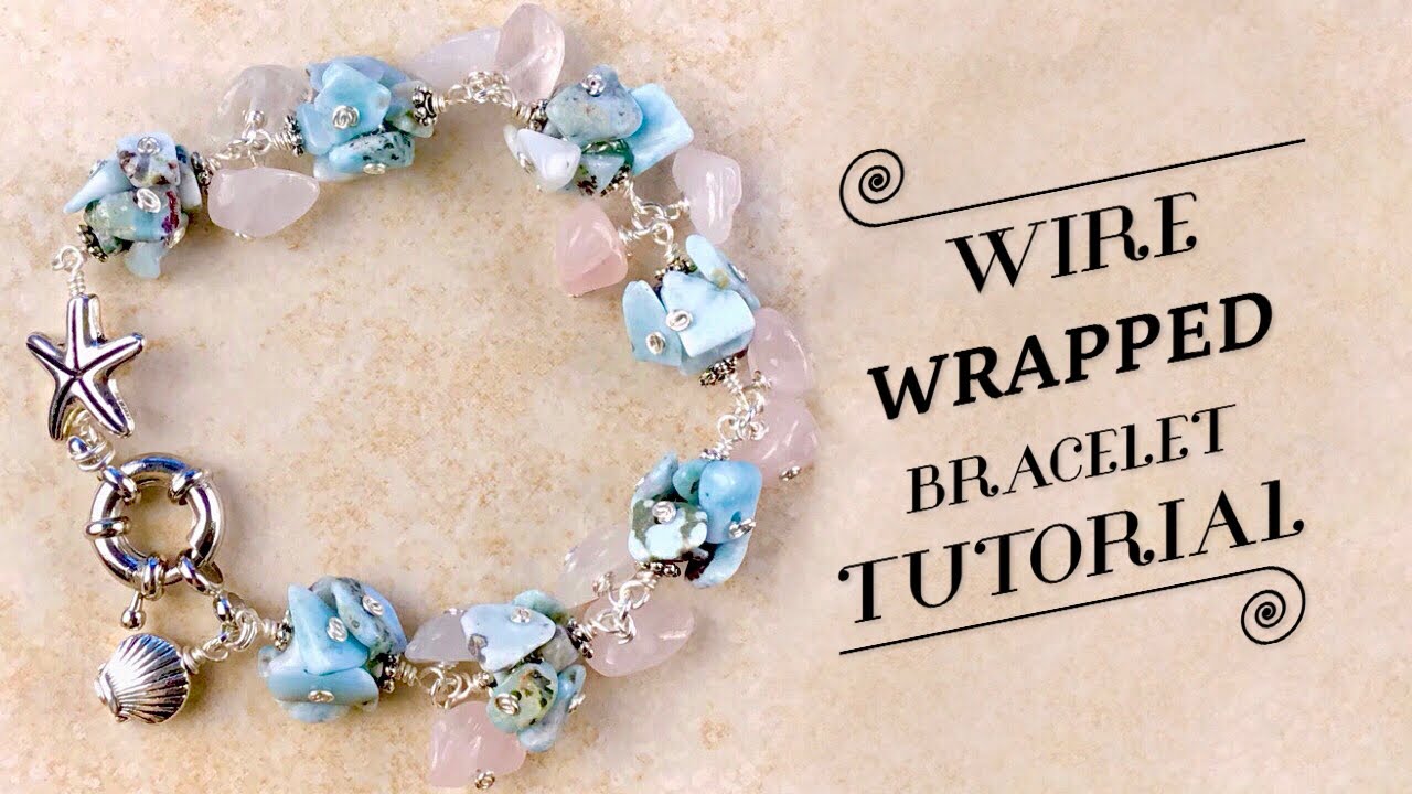 Wire Wrap Bracelet Tutorial | DIY Bracelet| Easy Bangle |DIY Jewelry |How  to make - YouTube