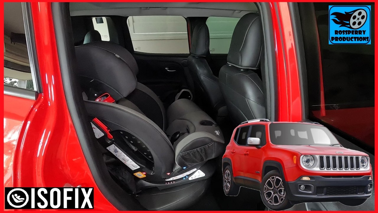 Installing a Child Car Seat in a Jeep Renegade ISOFIX Restraints & Top Tether Locations