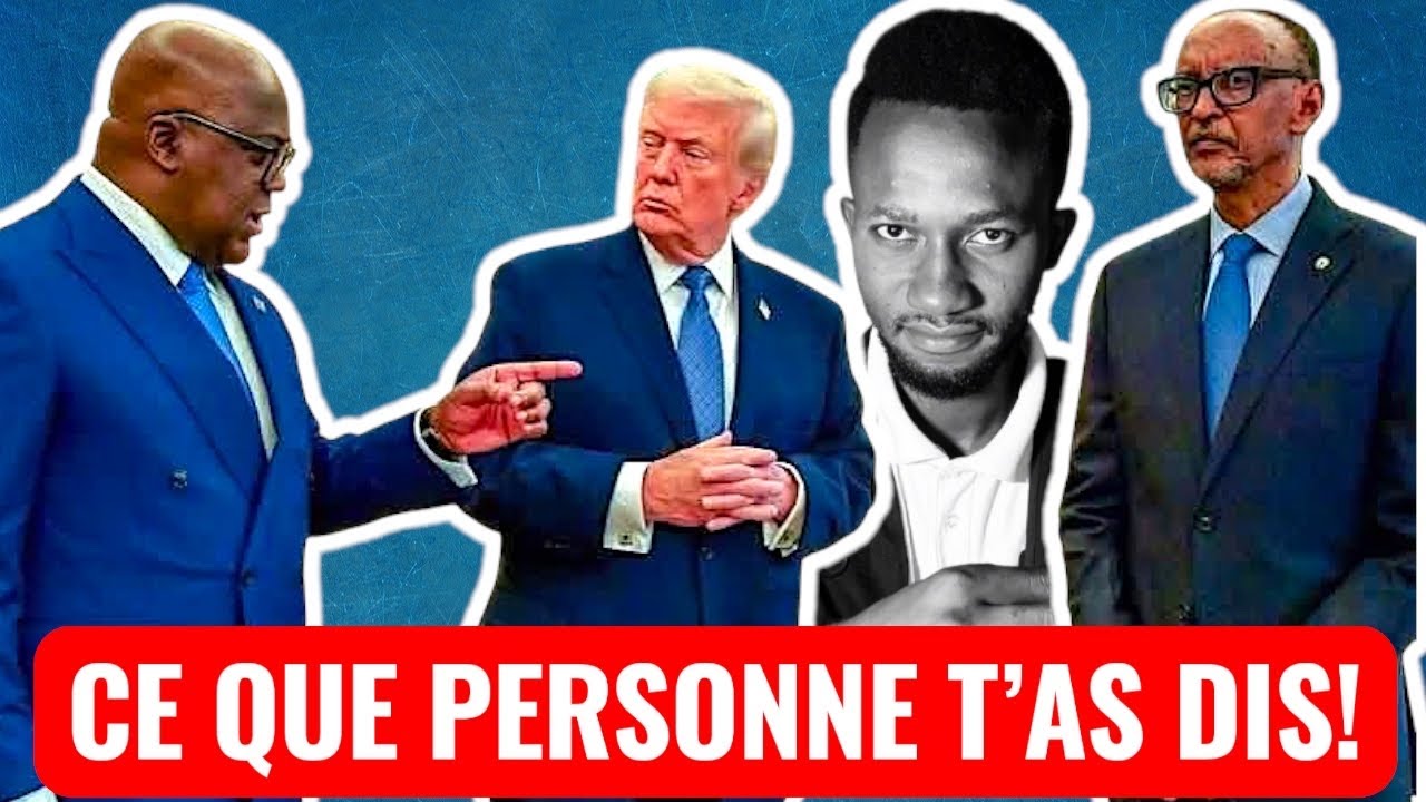 TRUMP A DIT À TSHISEKEDI après la Signature de l’accord 