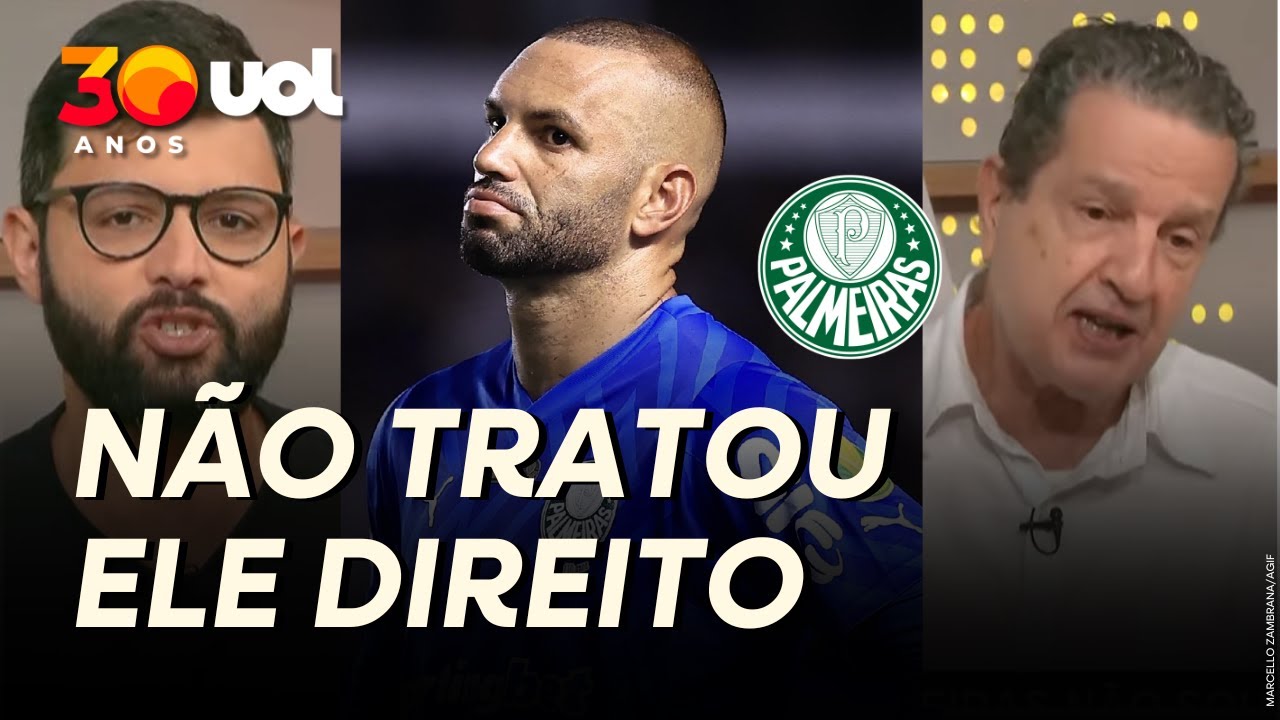 PALMEIRAS NÃO SOUBE TRATAR O WEVERTON! JUCA LAMENTA E LAVIERI CRAVA: 'NÃO QUERIA RESERVA'