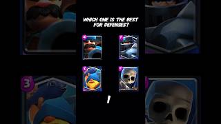 Which Card Defends Best? ⏱️ Clash Royale Defense Test! 👑🔥 #shorts