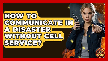 How To Communicate In A Disaster Without Cell Service? - Man vs. Disaster