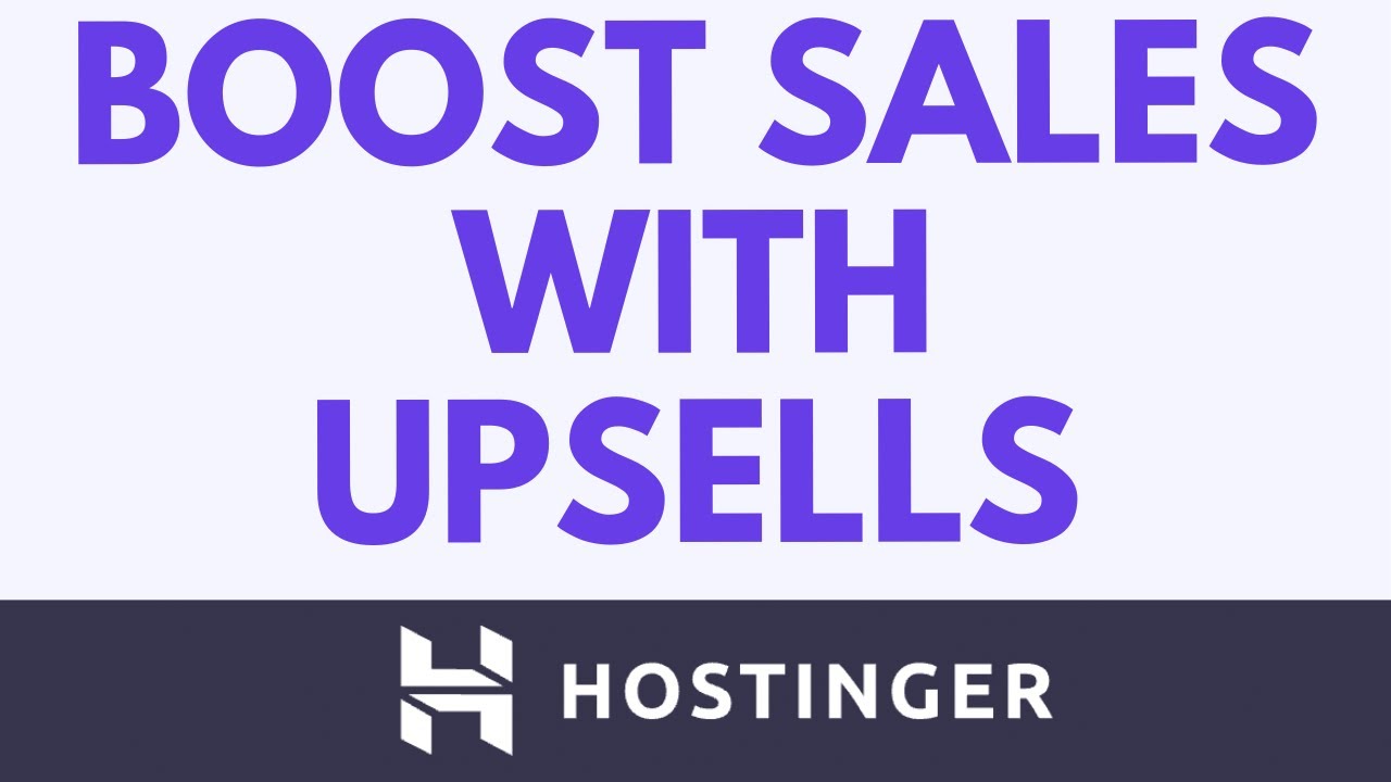 Как увеличить продажи в конструкторе сайтов Hostinger | Увеличьте продажи с помощью предложений т...