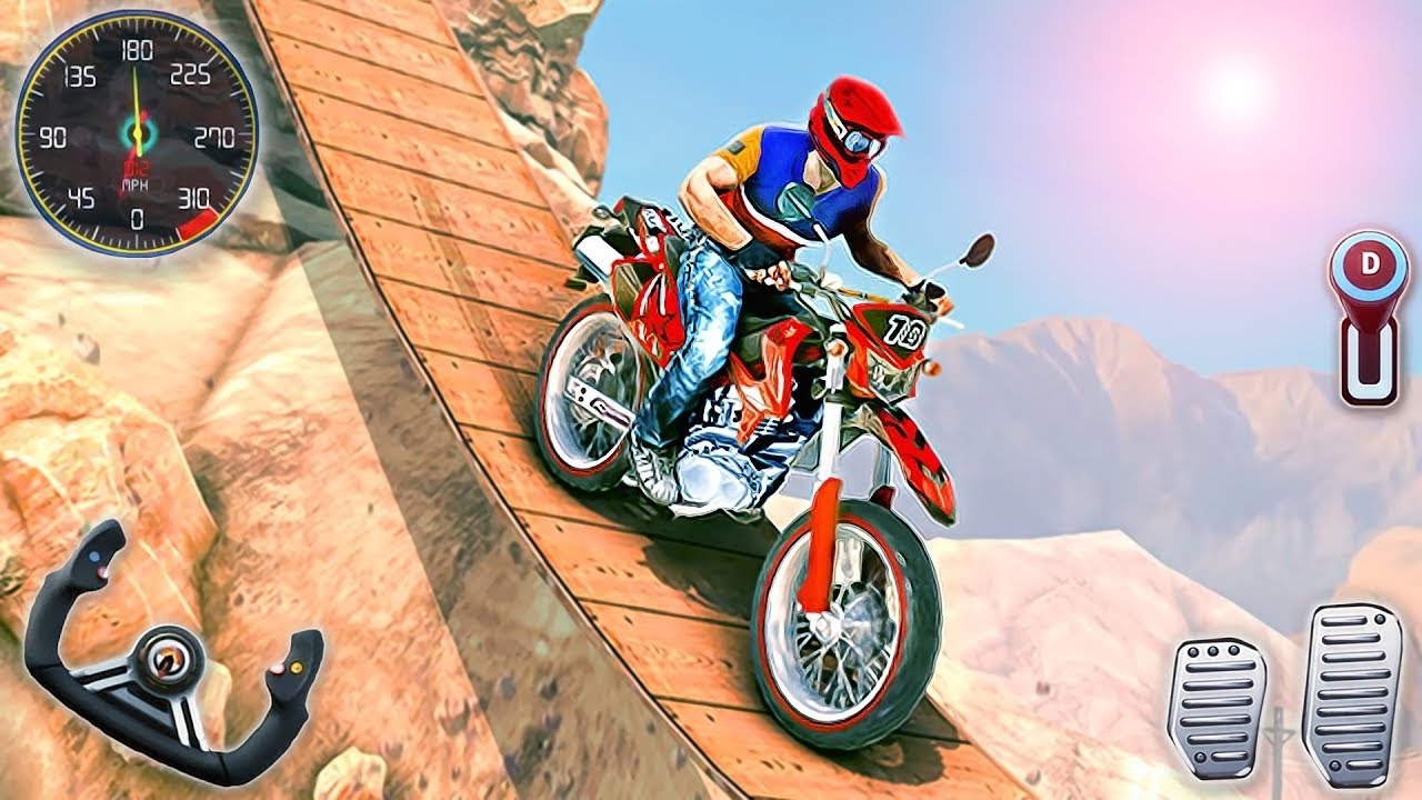 Bike Stunts Real Tricks Simulator - Motor Bike Impossible Track Racing 3D : Android Game #30