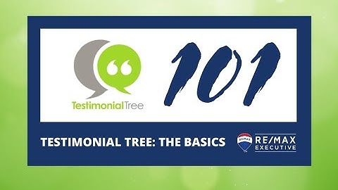 Testimonial Tree Training
