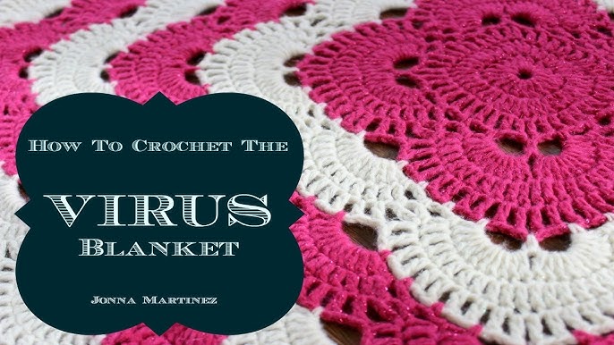 virus-blanket-how-to-crochet-a-virus-blanket-german-shells-virus-blanket-youtube