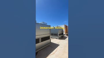 Immersioncooling containers are in operation, with 384 mining rigs per container. #immersioncooling