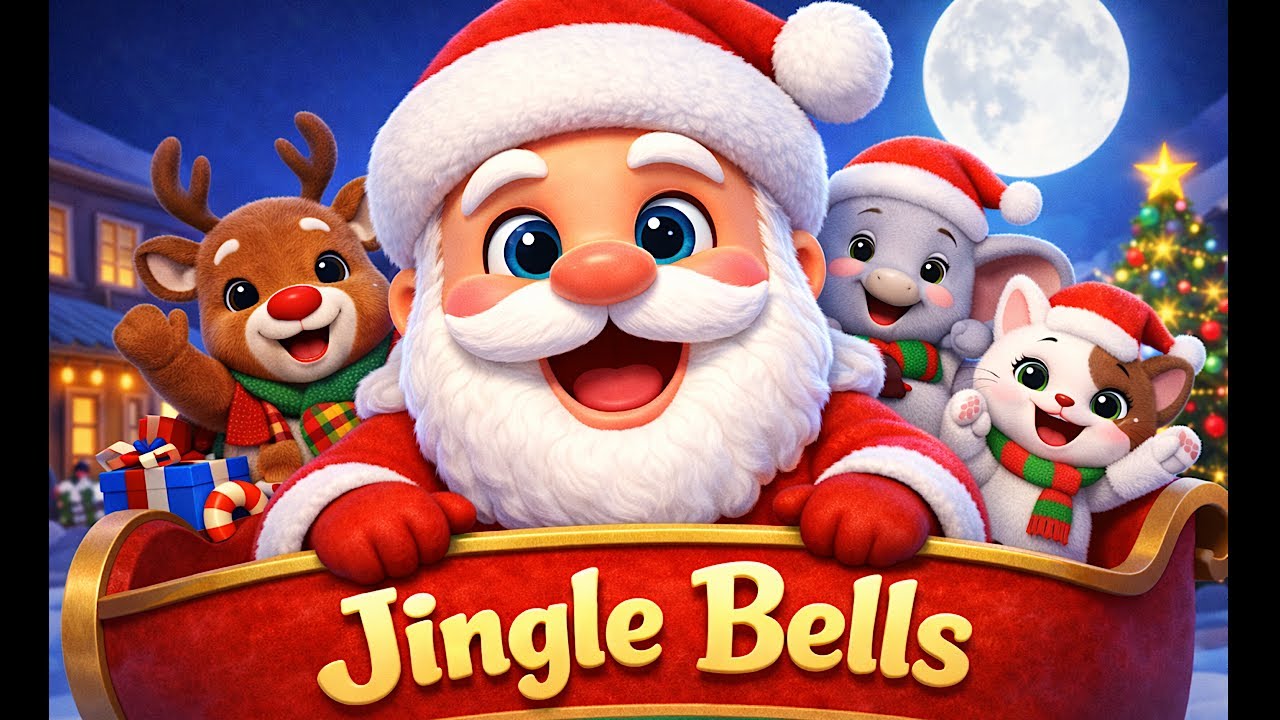 Jingle Bells | Рождественская песня 2025 | Танец для детей и малышей | Детская песня от Kukaboo