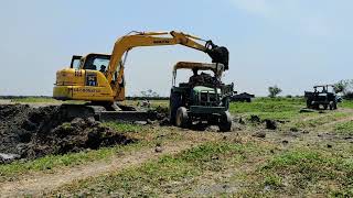 pc 71 Jcb mati loding 2John Deere and sonalika tractor new viral video || #viralvideo #vlog #youtube