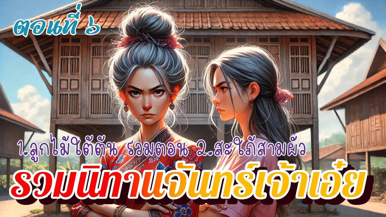 รวมนิทานเรื่องเล่าจันทร์เจ้าเอ๋ย ตอนที่ ๖ | ลูกไม้ใต้ต้น สะใภ้สามผัว