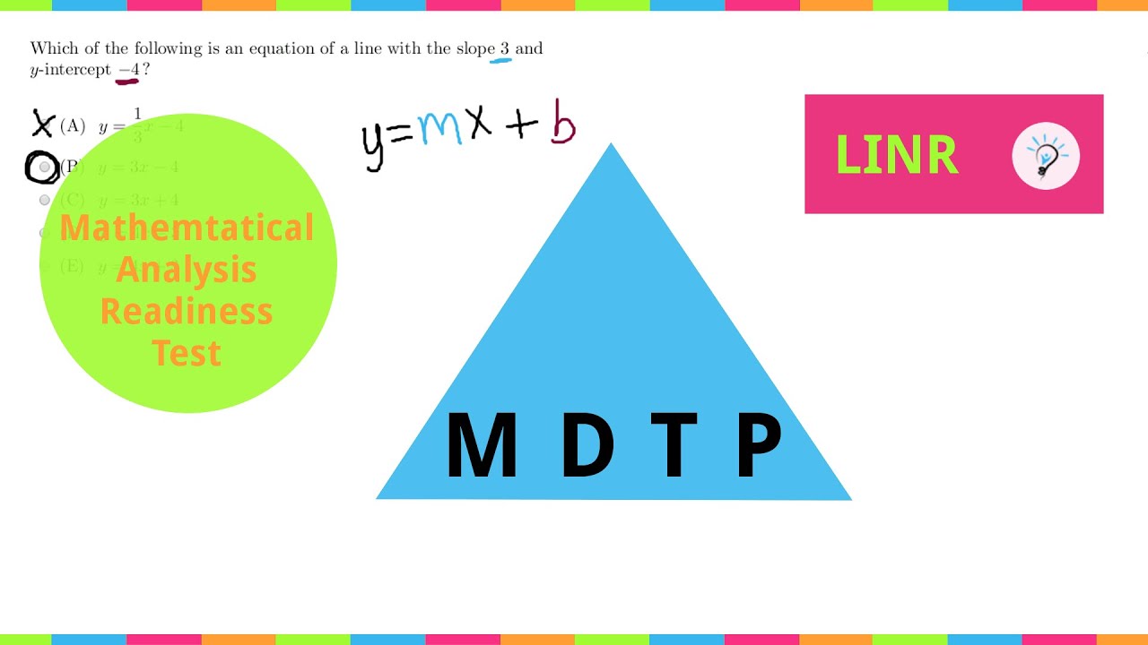 MDTP Mathematical Analysis Readiness Test (MR) Solution to 2 YouTube