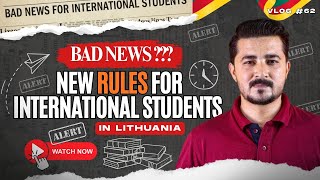 New Rules for International Students in Lithuania | Must Watch Before You Apply #studyinlithuania