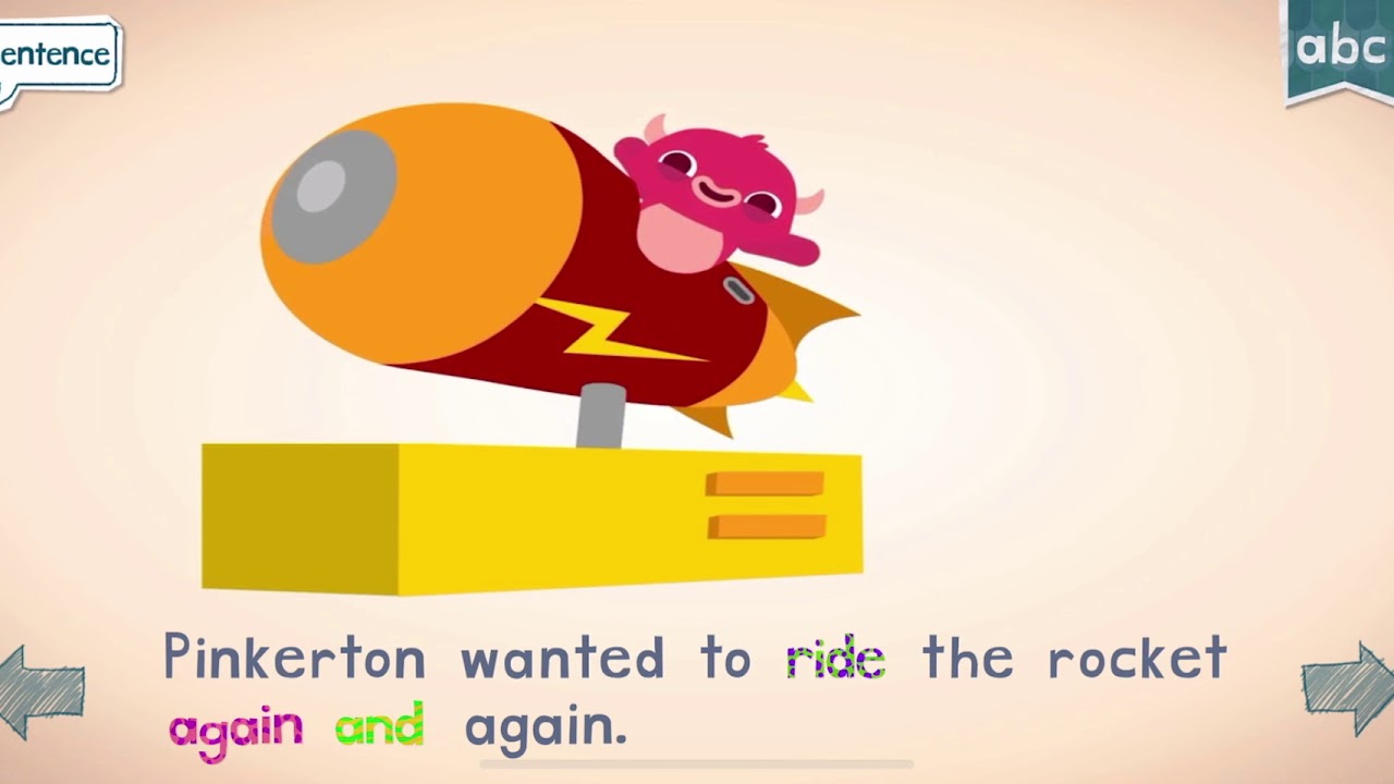 Pinkerton wanted to ride the rocket  again and again