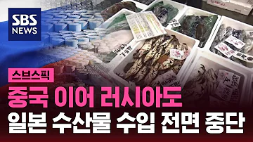 러시아도 일본 수산물 수입 전면 중단 근거 없다 일본 반발 SBS 스브스픽