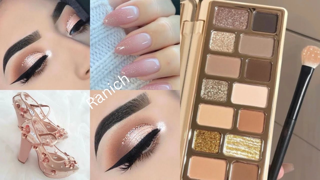 Golden brown eye makeup tutorial soft eye makeup