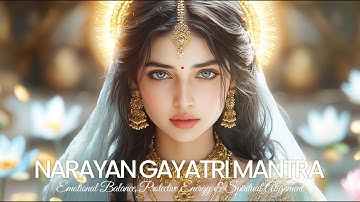 ☀️108 𝐓𝐈𝐌𝐄𝐒  To Cleanse Energy After a Tough Day with Narayan Gayatri Mantra