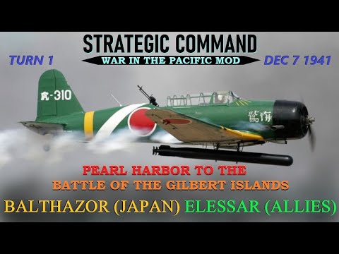War In The Pacific Mod-SC WaW Turn 1 Japan Dec 7, 1941 Elessar Vs Balthazor