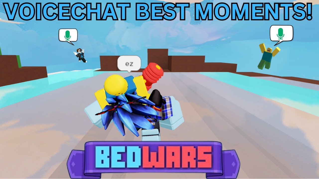 FUNNIEST VOICECHAT MOMENTS! (Roblox Bedwars)