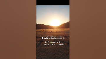 (حتى إذا أتوا على واد من النمل) القارئ اسلام صبحي سوره النمل