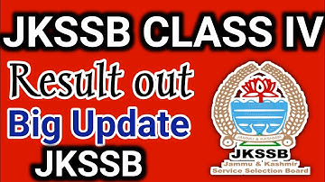 Jkssb class 4th result out check now