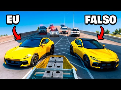 USEI CARRO DUPLICADO PRA DAR FUGA DA POLICIA no GTA RP
