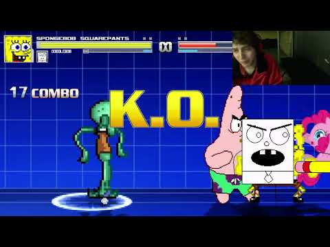 SpongeBob SquarePants Characters (SpongeBob, Squidward, and DoodleBob) VS Pinkie Pie In A Battle