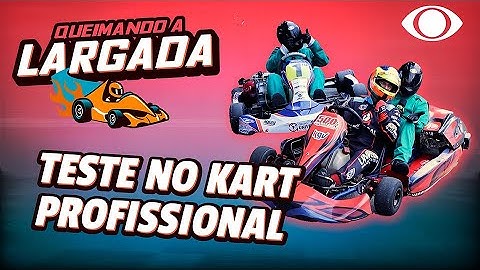 Queimando a Largada: Estagiário pilota um Kart profissional no Kartodromo Granja Vianna!