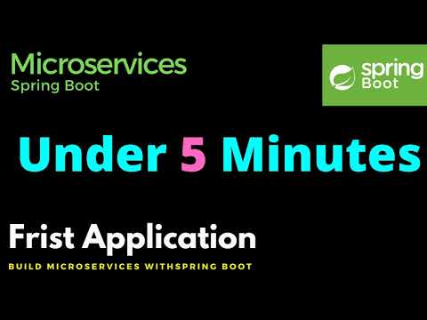 Create first spring boot application under 5 minutes - Build Microservices with Spring Boot