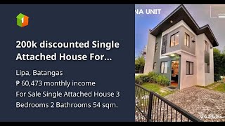 200k Salary Down Payment Needed For 200k House 200k Discounted