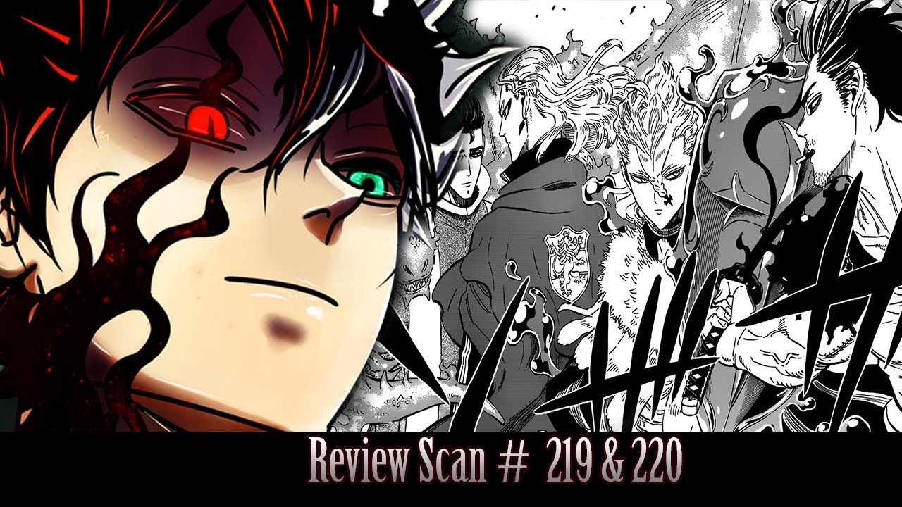 Review Scan [FR] black clover # 219 et 220 - YouTube