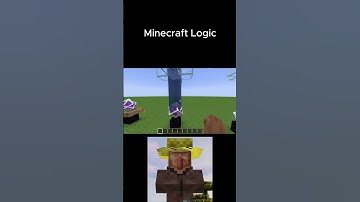 Minecraft Logic #minecraft #memes #youtube #gaming #minecraftmemes #shorts #minecraftshorts