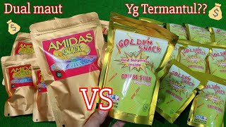 DUAL MAUT!!! SAMA-SAMA GEDE HADIAH NYA! GOLDEN SNACK vs AMIDAS SNACK
