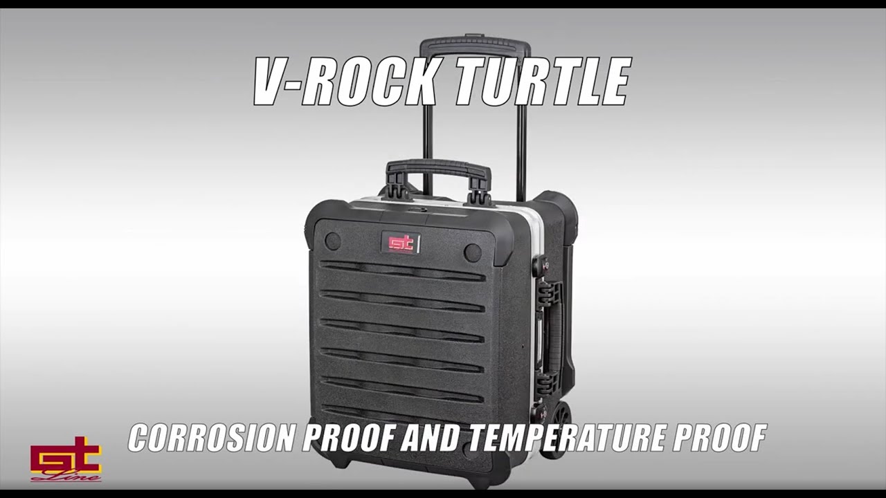 GT Line V-ROCK TURTLE PEL - Trolley valigia porta attrezzi in polietilene  vuota